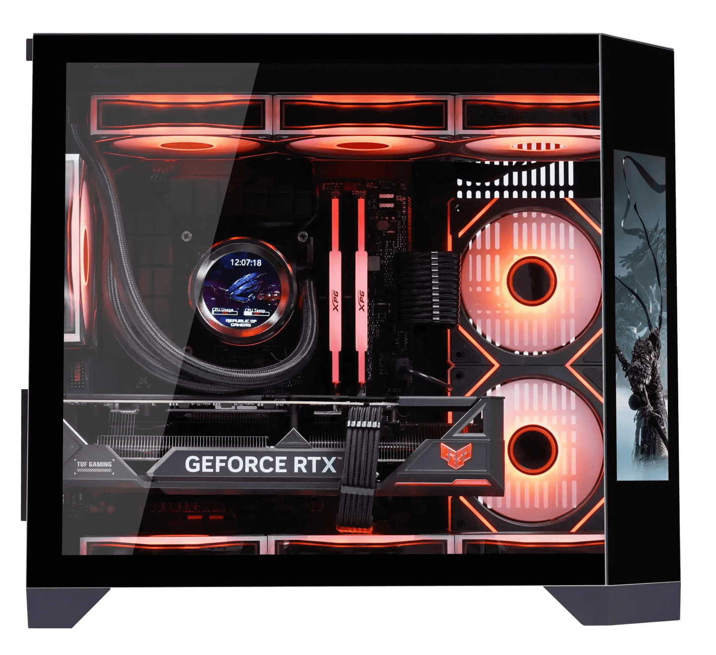 Custom liquid Cooled PC Ryzen7 7700X - NVIDIA GeForce RTX 5070 Ti - 1TB M.2 NVMe SSD- Win11 Pro Uniway Computer Alberta