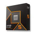 AMD Ryzen 5 9600X processor with 6 cores and 12 threads for AM5 socket, featuring the AMD branding and sleek design.