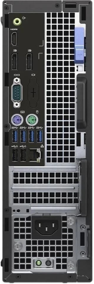 Dell OptiPlex Small Form Factor desktop with Intel Core i7-7700, 32GB RAM, and 1TB SSD, running Windows 11 Pro.