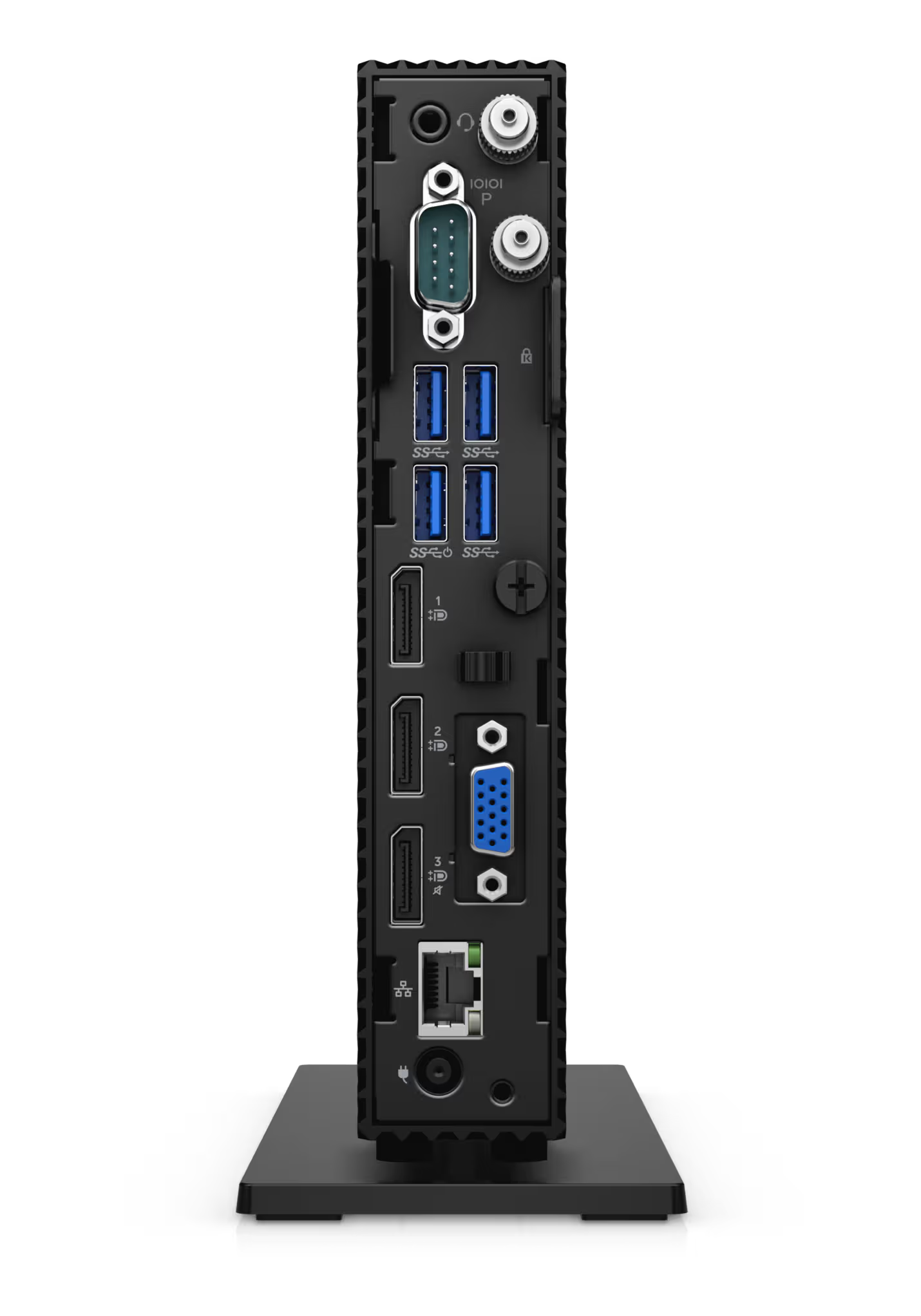 Dell Wyse Micro Refurbished Tiny PC with Intel Celeron J4105 processor, compact desktop computer for business use.