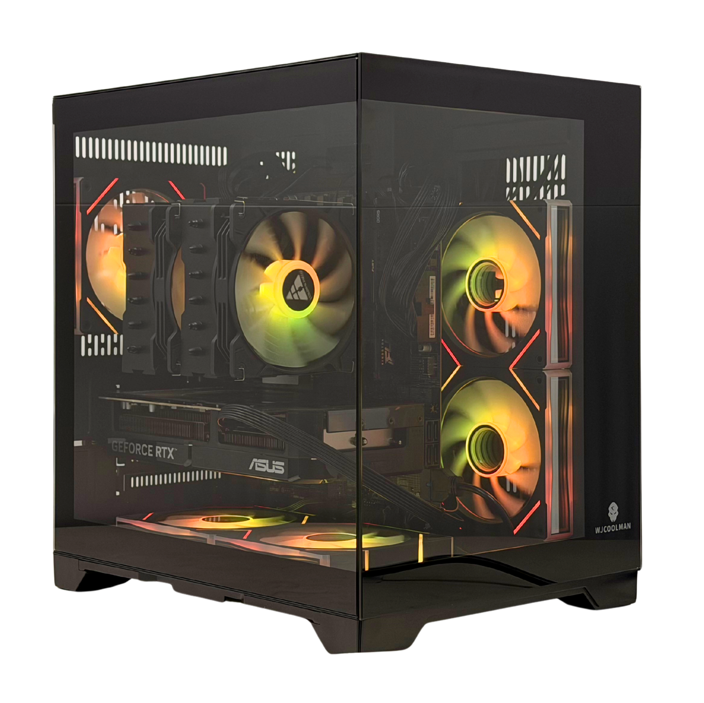 Custom Gaming RGB Desktop Tower PC- Intel Core i7 Skylake- 6700 3.4GHz / 16 GB RAM / 1TB SSD /Nvidia GeForce RTX3050/ Windows 11 Pro/White