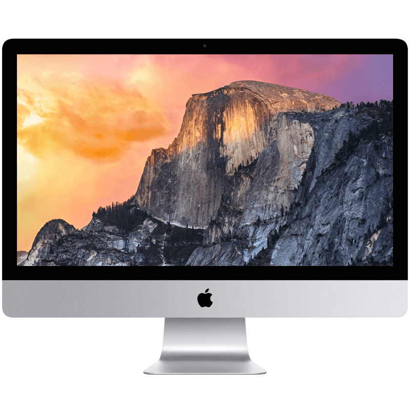 Apple refurbished 21.5-inch iMac all-in-one with Intel Core i5 processor, sleek silver design, and vibrant display.