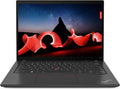 Lenovo ThinkPad T14 Gen 4 14-inch refurbished laptop with Intel Core i5-1335U processor, black keyboard and screen.