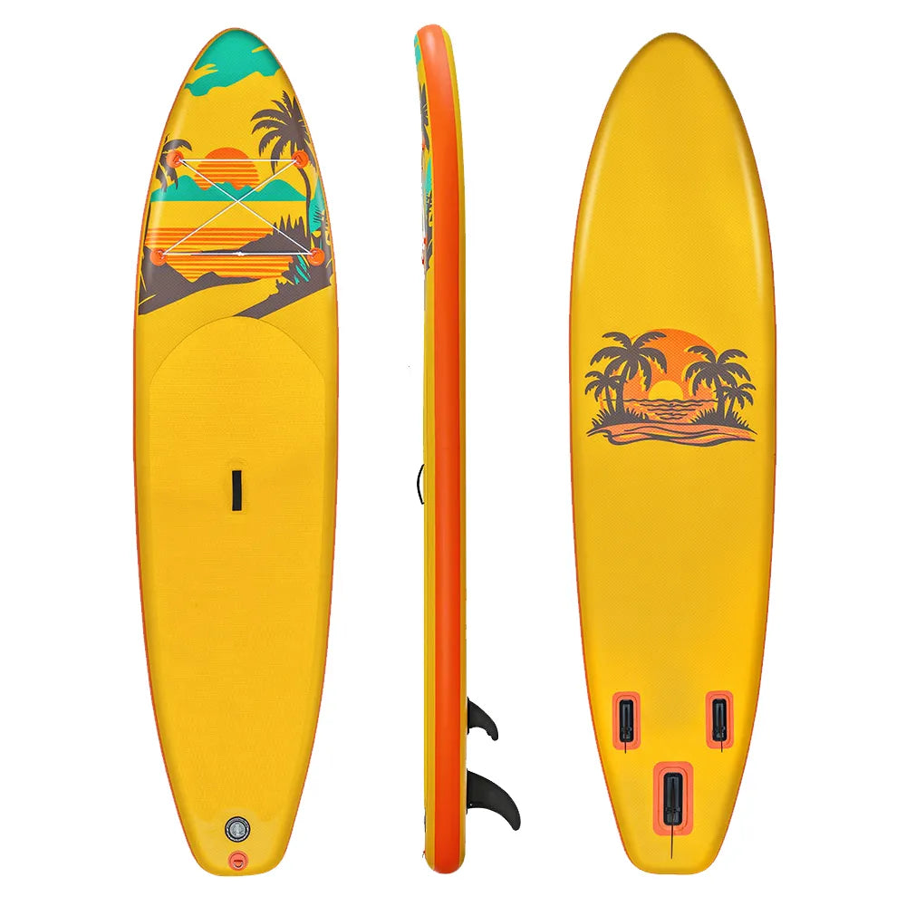 Sunset Bay 10'6" Inflatable Paddle Board – Golden Yellow