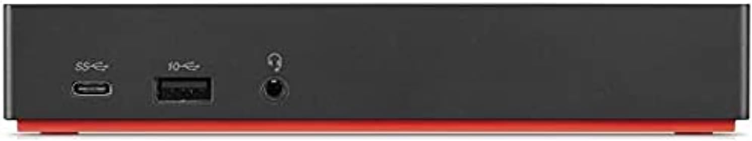 Refurbished Dell Lenovo 40AS USB-C Docking Gen2 station with multiple ports for laptop connectivity and data transfer.