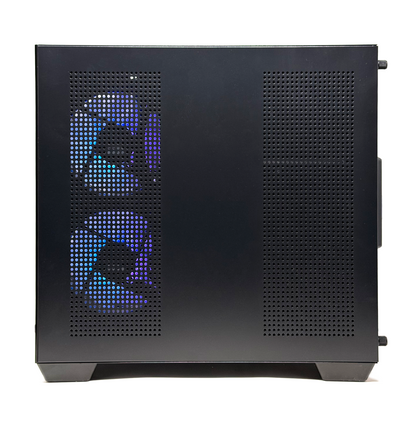 Uniway Gaming PC featuring AMD Ryzen 7 5700X, 32GB DDR4 RAM, 1TB NVMe, and RTX 5060 in a sleek design.