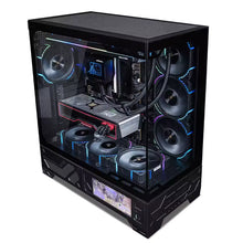 Uniway Gaming PC featuring AMD Ryzen 7 9850x3d, showcasing a sleek design and advanced gaming components.