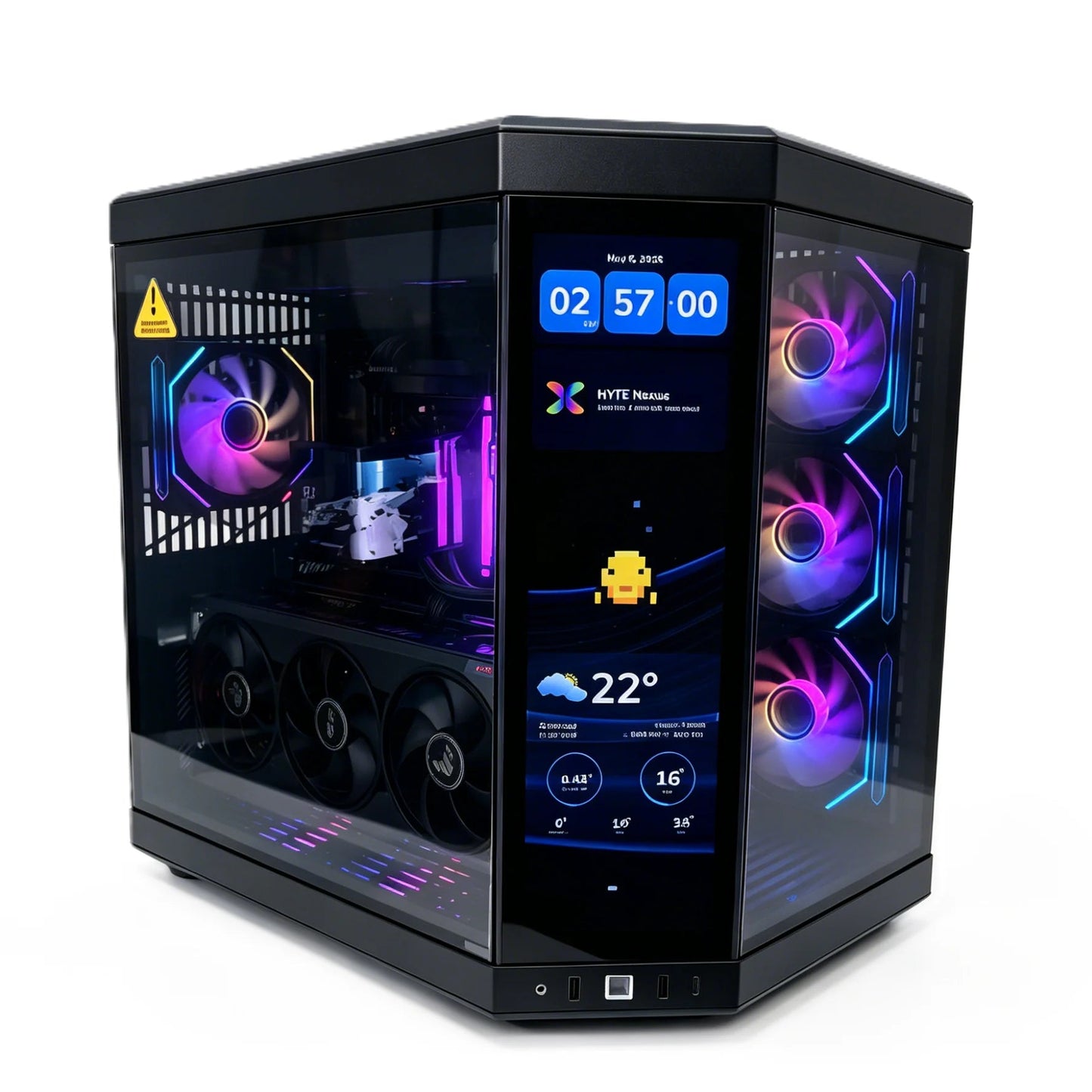 Uniway Gaming PC featuring AMD Ryzen 9 9950X3D processor and NVIDIA GeForce RTX 5090 graphics card.
