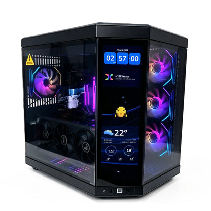 Uniway Gaming PC featuring AMD Ryzen 9 9950X3D processor and NVIDIA GeForce RTX 5090 graphics card.