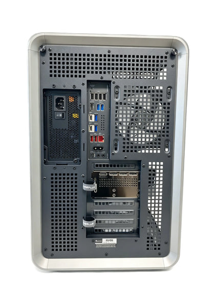 Uniway Gaming AMD Ryzen 9 9950X3D gaming PC featuring high-performance components and stylish JONSBO case, front view.