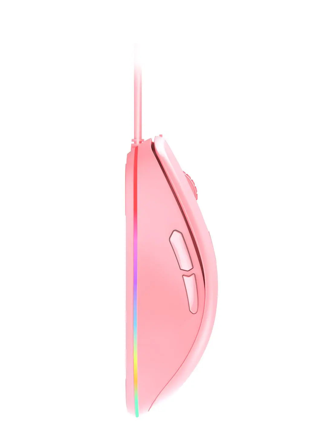 Dareu Pink Gaming Office Mouse 6 Programmable Buttons, Ergonomic RGB Mouse with 16.8 Million Chroma 7 Backlit for PC, Laptop, and Notebook - Uniway Computers