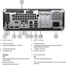 HP SFF Desktop, Intel Core i5-9500, 8GB RAM, 256GB SSD, Windows 11 Pro, Refurbished