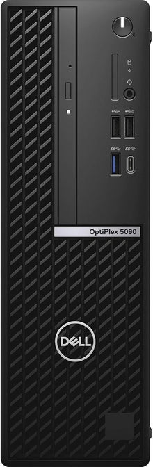 Dell OptiPlex Small Form Factor desktop in black with Intel Core i7, 16GB RAM, 256GB SSD, and Windows 11 Pro.