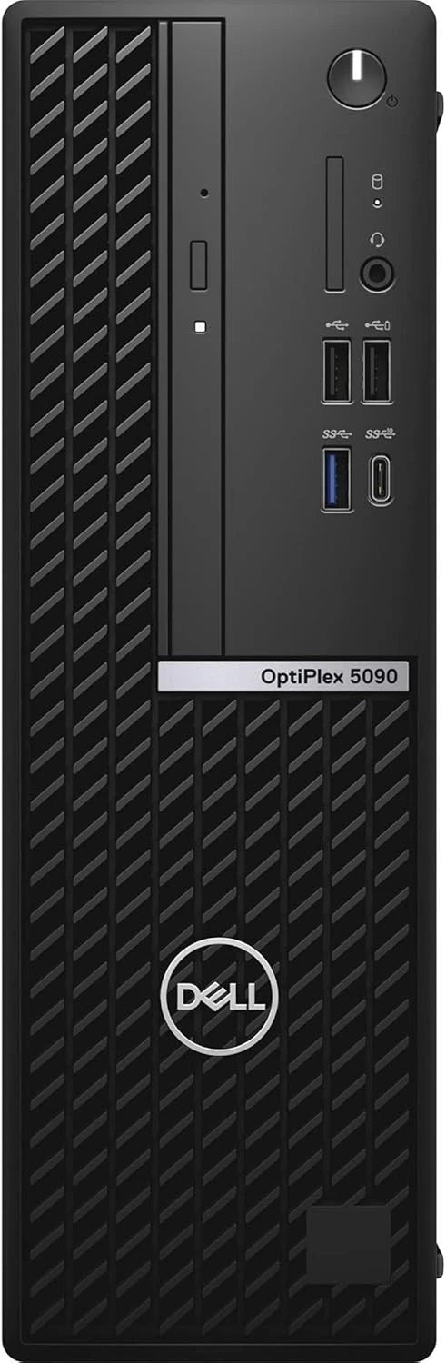 Dell OptiPlex Small Form Factor – Black, Intel Core i7-10700, 16GB RAM, 256GB SSD, Windows 11 Pro, Refurbished