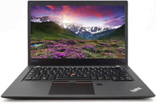 Lenovo ThinkPad T470s laptop in black, featuring Intel Core i5-6300U, 8GB RAM, and 256GB SSD, refurbished model.