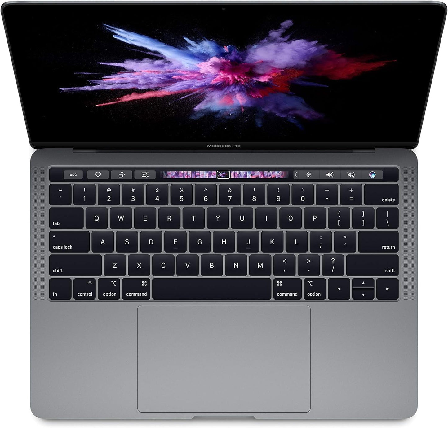 Apple MacBook Pro 13.3-inch A1989 refurbished laptop in space gray with Intel Core i5-8259U processor and Retina display.