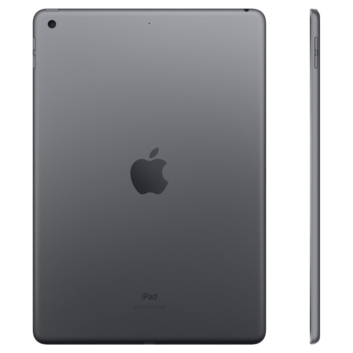 Refurbished Apple iPad 10.2-inch 9th Gen tablet with Wi-Fi and A13 chip, showing the screen and sleek design.