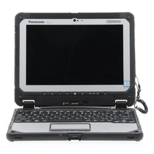 Refurbished Panasonic Toughbook CF-20 laptop with a 10.1-inch display and Intel Core i5 processor, rugged design for mobile use