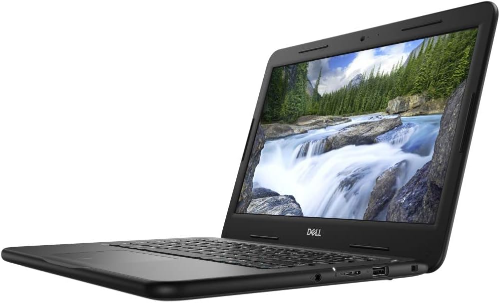 Dell Latitude 3300 13.3-inch refurbished laptop with Intel Core i5-8250U processor, shown open with keyboard and screen visible.
