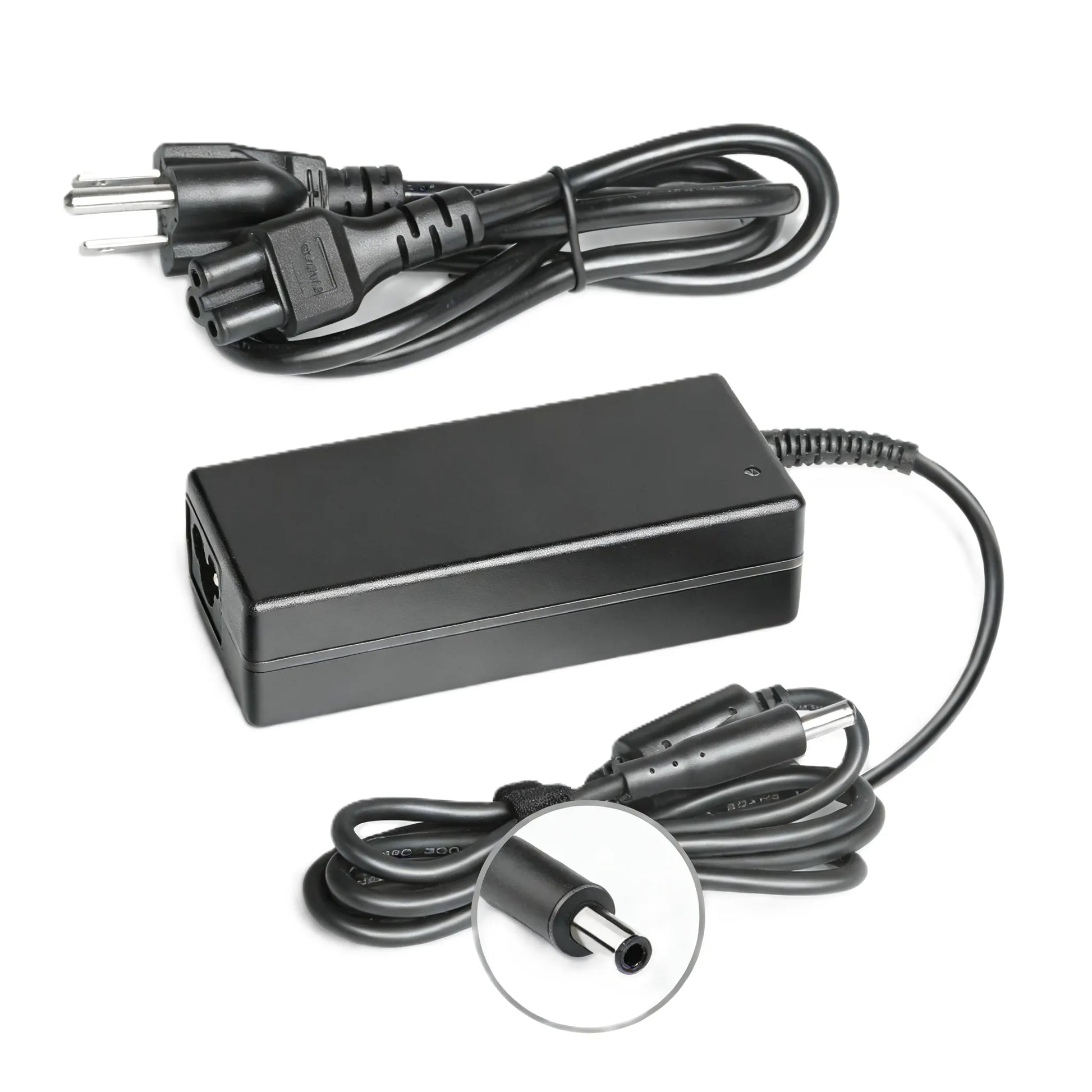 Dell 65W 19.5V 3.34A AC adapter with 4.5mm connector, designed for Dell laptops and devices.