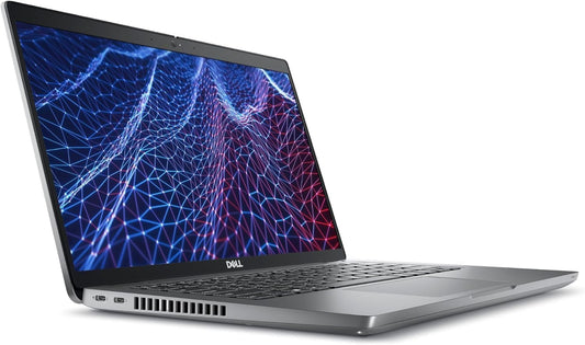 Dell Latitude 5430 14-inch refurbished laptop with Intel Core i7-1255U processor, showing the keyboard and screen.