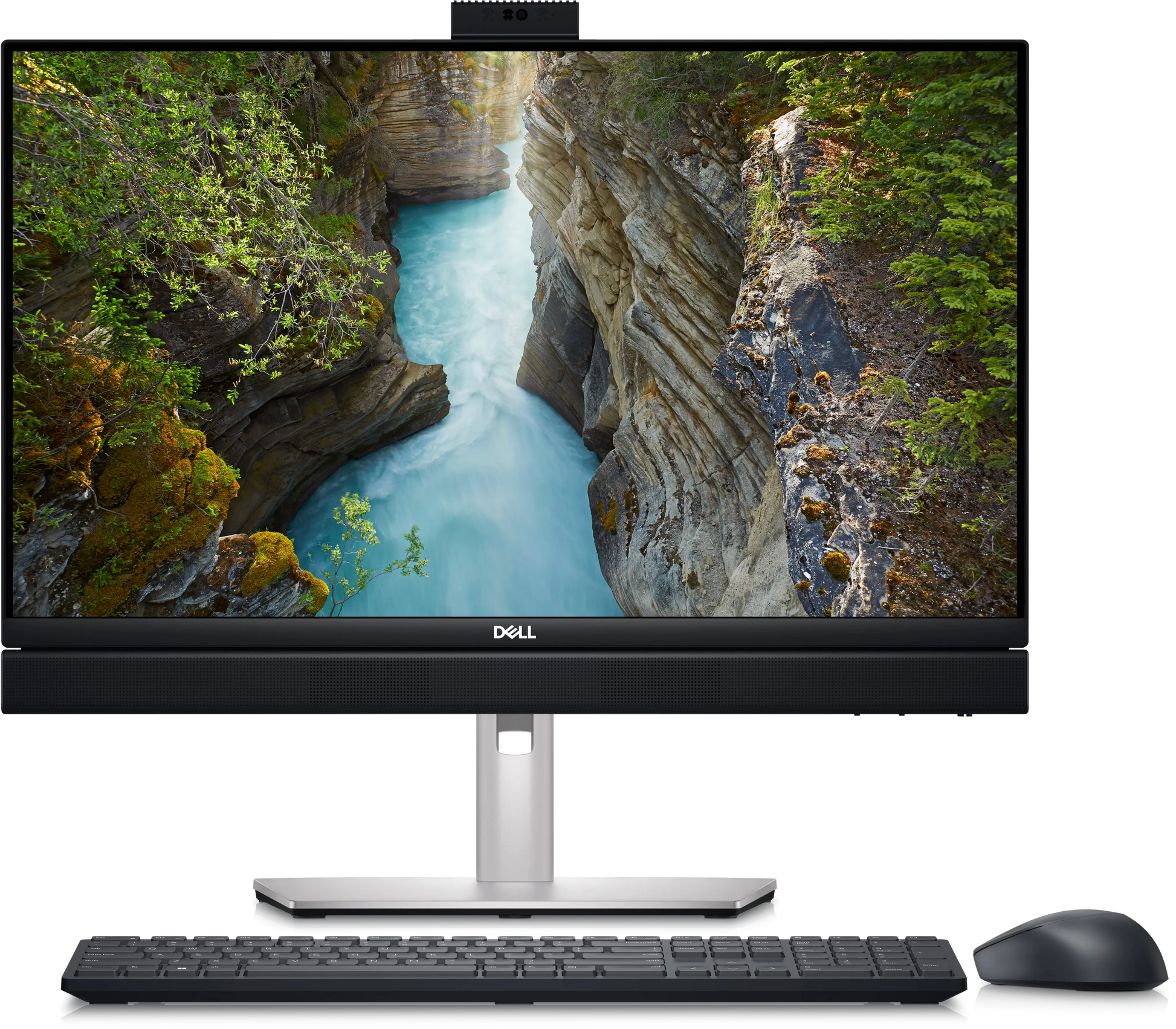 Dell OptiPlex 7410 all-in-one desktop with 24-inch display, refurbished, featuring Intel Core i5-13500 processor.