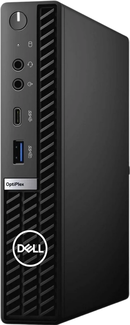 Dell Optiplex Micro Tiny PC with Intel Core i5-12500 processor, compact refurbished desktop computer.