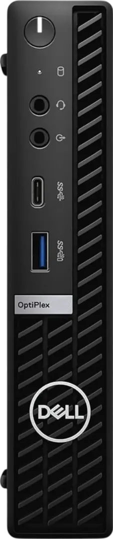 Dell Optiplex Micro refurbished Tiny PC with Intel Core i7-11700T processor, shown in a sleek compact design.