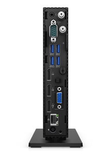 Dell Wyse Micro Refurbished Tiny PC with Intel Celeron J4105 processor, compact desktop computer for business use.