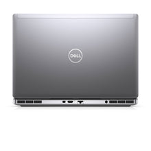 Dell Precision 7560 15.6-inch refurbished laptop with Intel Core i7-11850H processor, black keyboard, and large display screen.