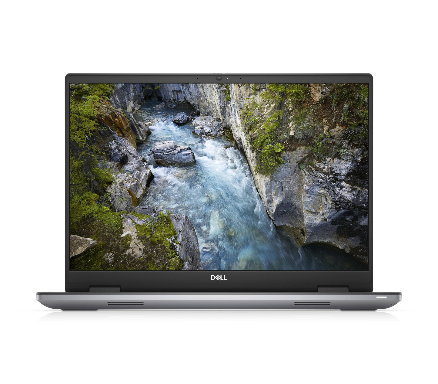 Dell Precision 7670 16-inch refurbished laptop with Intel Core i7-12800HX processor, shown with sleek design and keyboard.