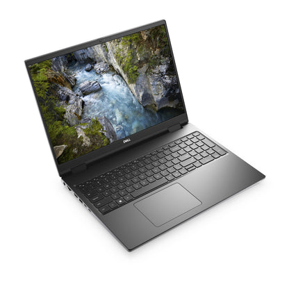 Dell Precision 7670 16-inch refurbished laptop with Intel Core i7-12800HX processor, showing the sleek laptop exterior and keyboard.
