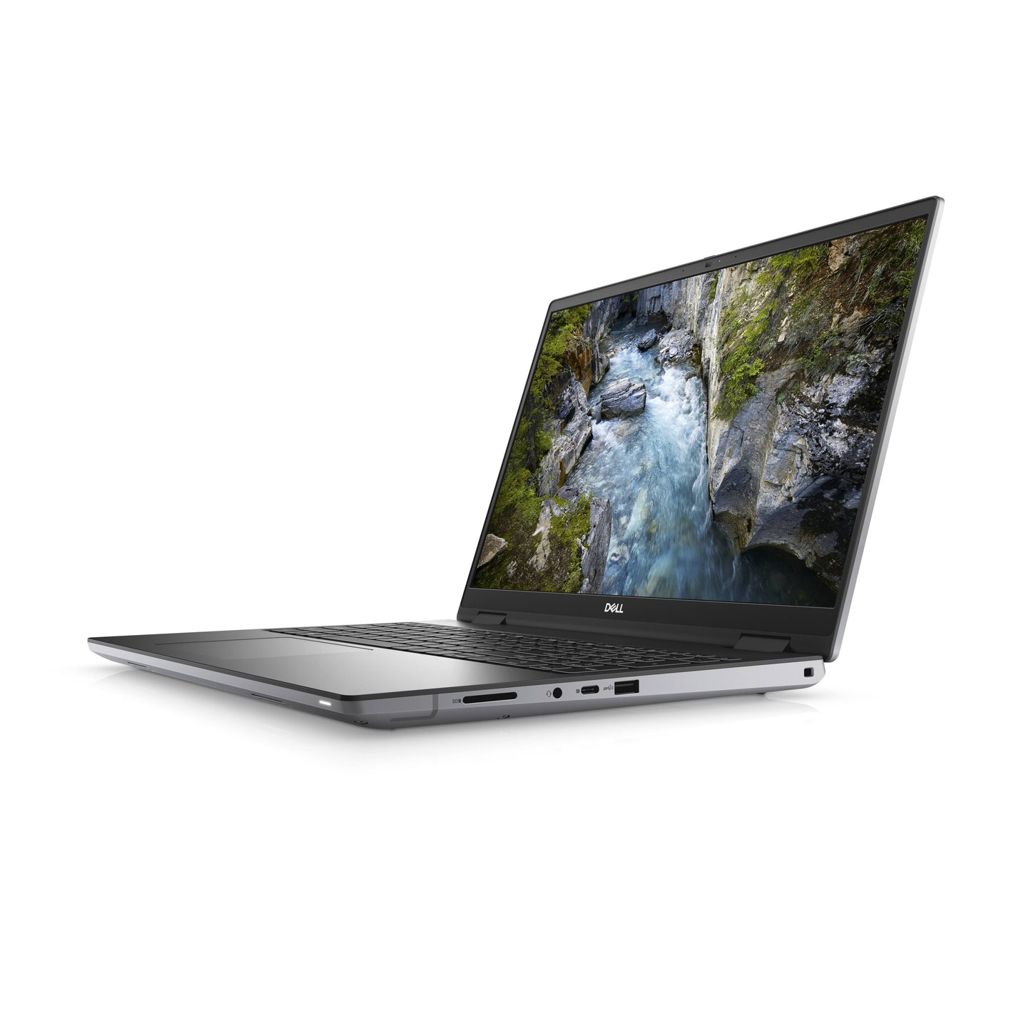 Dell Precision 7670 16-inch refurbished laptop with Intel Core i7-12800HX processor, showcasing the sleek design and display.