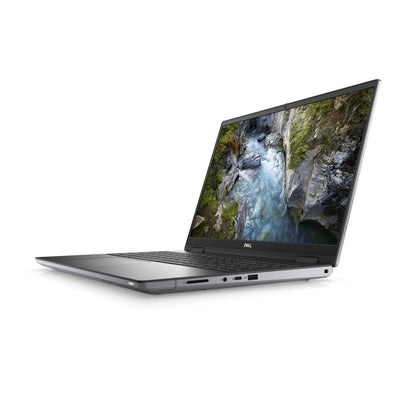 Dell Precision 7670 16-inch refurbished laptop with Intel Core i7-12800HX processor, showcasing the sleek design and display.