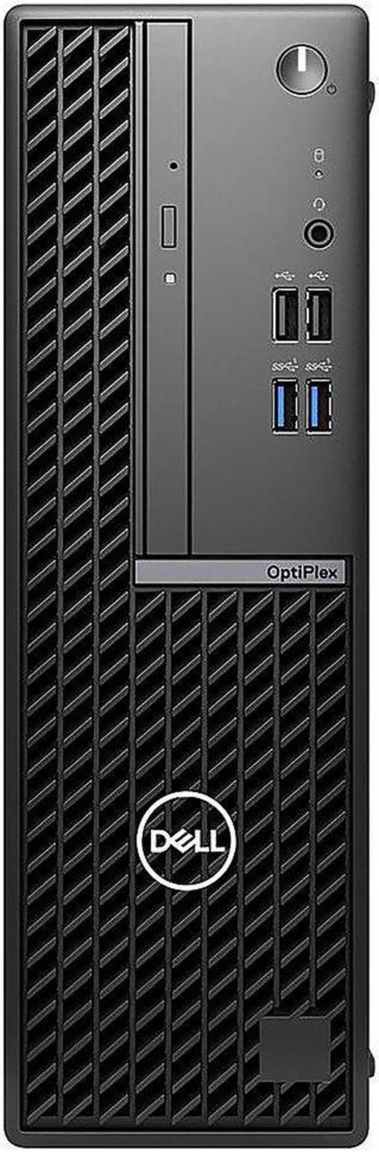 Dell OptiPlex small form factor desktop with Intel Core i5-13th Gen processor, refurbished, compact computer system.