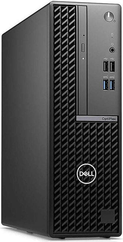 Dell OptiPlex small form factor desktop with Intel Core i5-13500 processor, shown in a sleek refurbished design.