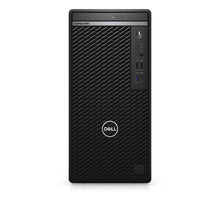 Refurbished Dell OptiPlex desktop tower with Intel Core i7-11700 processor and black casing, front view.