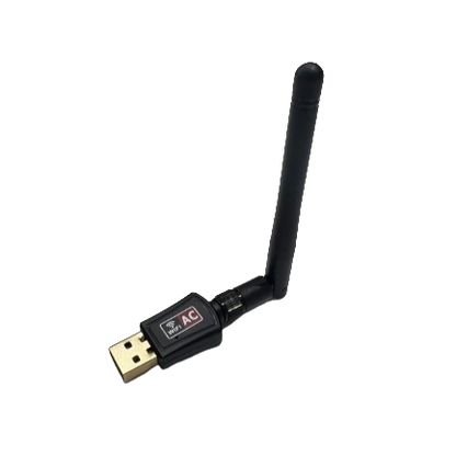 Uniway Computers high-speed USB WiFi adapter with dual band 2.4GHz and 5GHz antennas for fast wireless connections