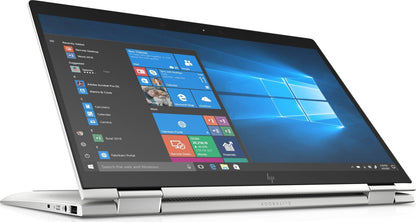 HP EliteBook x360 14-inch refurbished laptop with Intel Core i7-8550U processor, sleek design, and versatile 2-in-1 features.