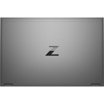 HP ZBook Fury 15.6-inch G8 refurbished laptop with Intel Core i7-11800H processor, black keyboard, and sleek design
