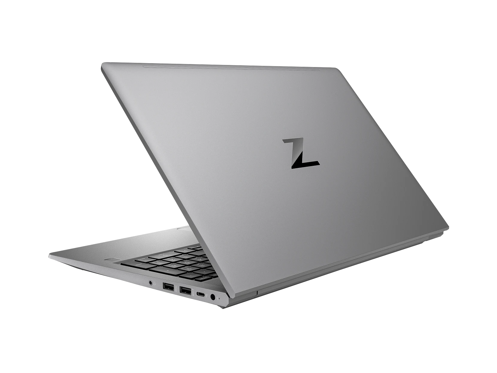 HP ZBook Power 15.6-inch G9 refurbished laptop with Intel Core i7-12700H, shown with open screen and keyboard.