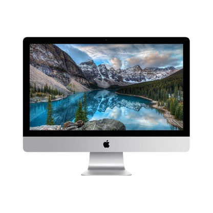 Apple refurbished iMac 21.5-inch all-in-one computer with Intel Core i5 processor, sleek design and vibrant display.