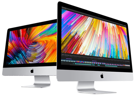 Apple refurbished 21.5-inch iMac all-in-one computer with Intel Core i5 processor, sleek design and vibrant display.