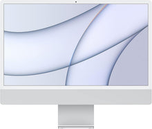 Apple Refurbished 24-inch iMac (2021) All-in-One with White M1 chip, sleek design and vibrant display.