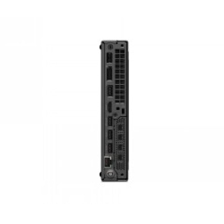 Lenovo ThinkStation Tiny PC with Intel Core Ultra 7 265 processor, compact refurbished desktop computer, front view.