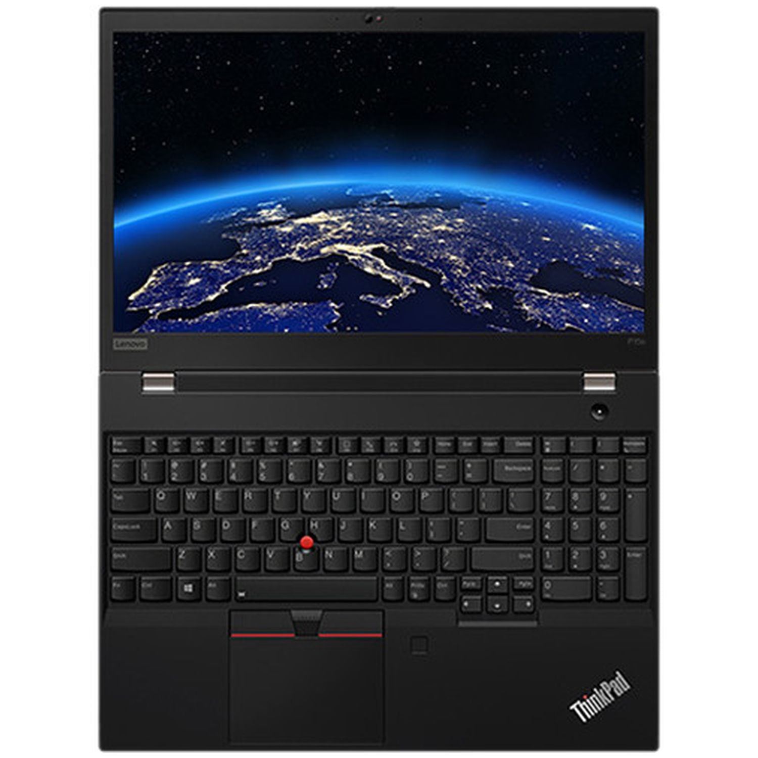 Lenovo ThinkPad P15v Gen 1 15.6-inch refurbished laptop with Intel Core i7 processor, black keyboard, and professional design.