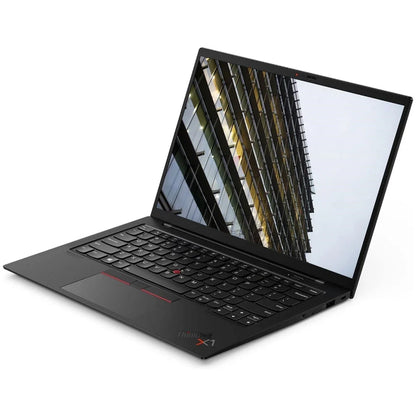 Lenovo ThinkPad X1 Carbon 11th Gen 14-inch refurbished laptop with Intel Core i5-1335U processor, sleek and lightweight design.