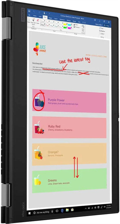 Lenovo Thinkpad X390 Yoga 13.3" Laptop Intel Core i5-8265U, 8GB RAM, 256GB SSD, Win 11 Pro, Refurbished - Uniway Computers