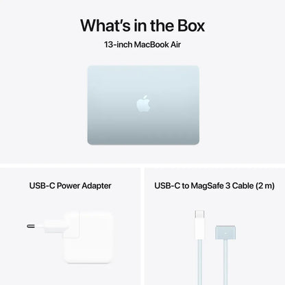 Apple MacBook Air 13" A3240 (2025) Brand New Laptop Sky Blue M4