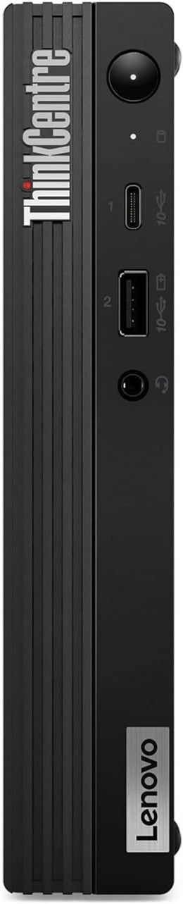 Lenovo ThinkCentre Tiny PC refurbished desktop with Intel Core i5-10600T processor, compact and space-saving design.